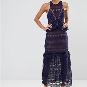 Self portrait midi dress